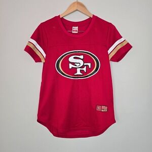 NWT NFL San Francisco 49ers Womens‎ Mesh Jersey Top Size M